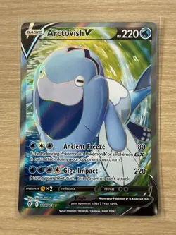 Arctovish V 176/203 Holo Ultra Rare Evolving Skies Pokemon Card - NM / M - Image 3