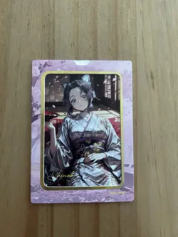 Shinobu SSP-008 Demon Slayer Illustration Card Set Genki Parade 3 - Image 1