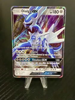 Pokemon Dialga GX 82/131 Ultra Prism Full Art Ultra Rare Holo 180 HP Card - Image 1