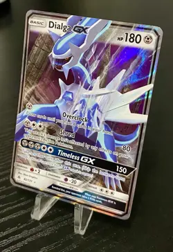 Pokemon Dialga GX 82/131 Ultra Prism Full Art Ultra Rare Holo 180 HP Card - Image 3