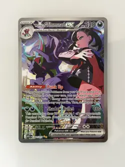 Pokemon Marnie's Grimmsnarl EX Full Art Holo Rare ASC 287/217 320 HP Card 2026 - Image 1
