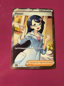 Fennel 162/086 Full Art NM/M Black Bolt Pokemon Card - Image 1