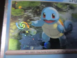 SQUIRTLE HOLO POKEMON CARD SVP BLACK STAR PROMO 048 NEVER PLAYED NM M HD SWIRL - Image 1