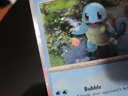 SQUIRTLE HOLO POKEMON CARD SVP BLACK STAR PROMO 048 NEVER PLAYED NM M HD SWIRL - Image 5