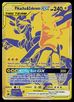 Pokemon Card - Pikachu & Zekrom GX - SM248 Sun & Moon Promo SM248 Holo - Image 1
