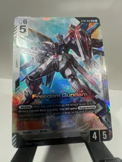 Freedom Gundam LR Destiny Ignition ST09-004 NM Near Mint English Art Card Game - Image 1