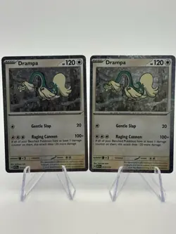 (2) Pokemon TCG Drampa Holo Card 015/015 McDonald's Promos 2024 EN-NM Condition - Image 1