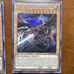 Yu-Gi-Oh! Hamon MP21, Slifer TN19, Exodia TN19 1st Ed Holo Card Lot - Image 3