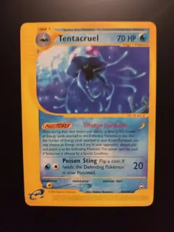 ✔ Pokemon Tentacruel 38/147 Aquapolis Rara 🇬🇧 Pokemon Card - Image 1