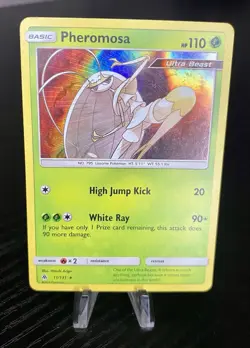 Pheromosa 11/131 Forbidden Light Holo Rare Sun & Moon S&M Pokemon TCG Card NM - Image 1