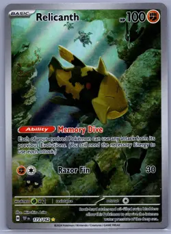 Relicanth Illustration Rare SV05: Temporal Forces 173/162 NM - Pokemon TCG - Image 1