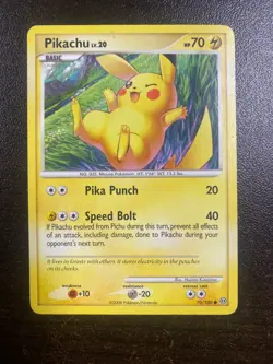 Pokemon TCG Pikachu 70/100 Stormfront Lightly Played LP - Image 1