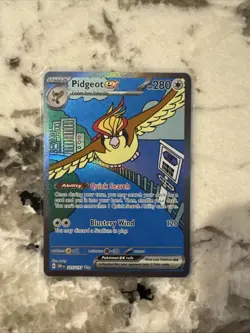 Pokemon TCG Pidgeot EX 225/197 Illustration Rare Holo Obsidian Flames - Image 1