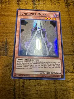 Summoner Monk FUEN-EN039 1st Edition Super Rare PL + BONUS - Image 1