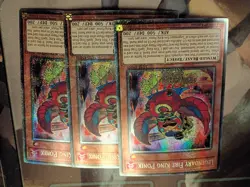 Legendary Fire King Ponix 1st Edition Starlight Rare MP25 x3 - Image 1