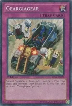 Yu-Gi-Oh! TCG Geargiagear LTGY-EN077 Super Rare 1st Edition Near Mint - Image 1