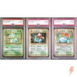 PSA 10 Bulbasaur Ivysaur Venusaur Set 001-003/032 CLF Classic Pokemon Japanese - Image 1