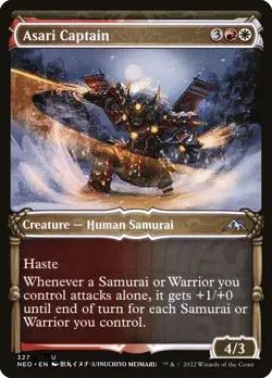 MTG Magic NEO Kamigawa Neon Dynasty - 1x EN NM 327 U Asari Captain - Image 1