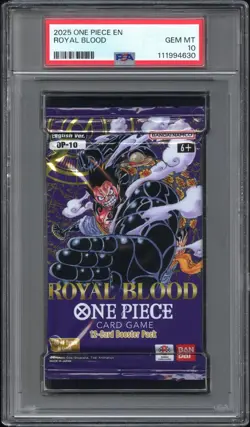 One Piece Royal Blood Booster Pack OP-10 English PSA 10 GEM MINT 💎 - Image 1
