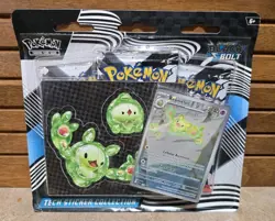 Pokemon TCG Scarlet Violet Black Bolt Tech Sticker Collection 3-Pack Blister NEW - Image 1