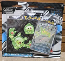 Pokemon TCG Scarlet Violet Black Bolt Tech Sticker Collection 3-Pack Blister NEW - Image 3