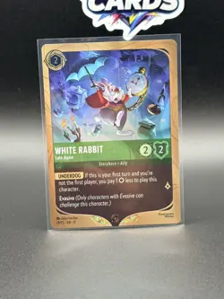 Disney Lorcana Winterspell White Rabbit Late Again PROMO 29/P3 - Image 3