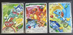 Pokemon TCG First Partner Illustration Collection Series 1 Kanto GEN 1 3x Cards - Image 1