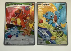 Pokemon TCG First Partner Illustration Collection Series 1 Kanto GEN 1 3x Cards - Image 1