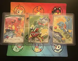 Pokemon TCG First Partner Illustration Collection Series 1 Kanto GEN 1 3x Cards - Image 1
