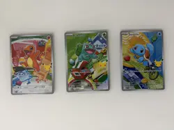 Pokemon TCG First Partner Illustration Collection Series 1 Kanto Gen 1 3x Cards - Image 1