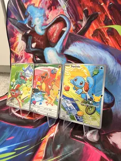 Pokemon TCG First Partner Illustration Collection Series 1 Kanto Gen 1 3x Cards - Image 2