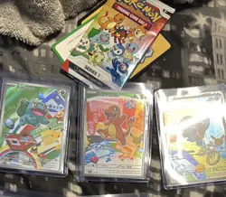 Pokemon TCG First Partner Illustration Collection Series 1 Kanto GEN 1 3x Cards - Image 1