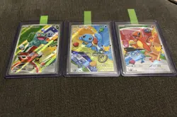 Pokemon TCG First Partner Illustration Collection Series 1 Kanto GEN 1 3x Cards - Image 1