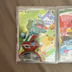 Pokemon TCG First Partner Illustration Collection Series 1 Kanto GEN 1 3x Cards - Image 2