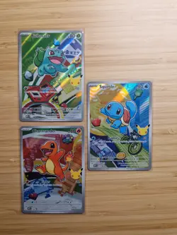 Pokemon TCG First Partner Illustration Collection Series 1 Kanto GEN 1 3x Cards - Image 3