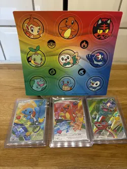 Pokemon TCG First Partner Illustration Collection Series 1 Kanto GEN 1 3x Cards - Image 1