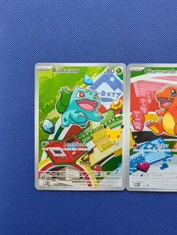 Pokemon TCG First Partner Illustration Collection Series 1 Kanto GEN 1 3x Cards - Image 2