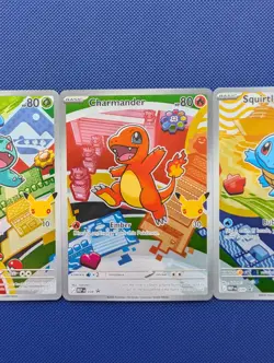 Pokemon TCG First Partner Illustration Collection Series 1 Kanto GEN 1 3x Cards - Image 3