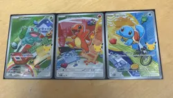 Pokemon TCG First Partner Illustration Collection Series 1 Kanto GEN 1 3x Cards - Image 1
