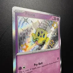 Pokemon Card Flittle 164/091 SV Paldean Fates Baby Shiny Rare NM - Image 4