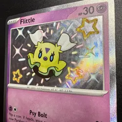 Pokemon Card Flittle 164/091 SV Paldean Fates Baby Shiny Rare NM - Image 5