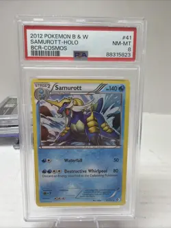 PSA 9 MINT Samurott Holo 41/149 Black & White Boundaries Crossed Pokemon Card - Image 1