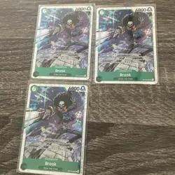 Brook Op15-032 Sr One Piece Card English Game TCG (Play set of 3) - Image 1