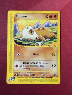 CUBONE 103/165 Expedition NON-HOLO E-Series / E-Reader Pokemon TCG card NM+ - Image 1