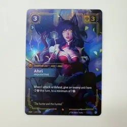 Ahri Inquisitive 119/298 Origins OGN Epic NM Riftbound Champion Card - Image 1