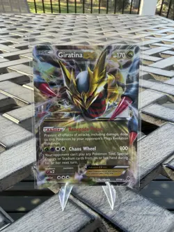 Pokemon Giratina EX Ultra Rare Card 57/98 XY Ancient Origins LP Condition - Image 1