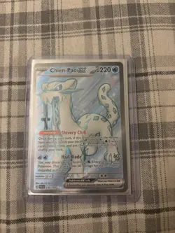 Pokemon TCG Paldea Evolved Chien-Pao EX Full Art Ultra Rare Card 236/193 - Image 1