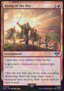 Foil Rising of the Day - The Lord of the Rings: Tales of Middle-earth | MTG Card - Image 3