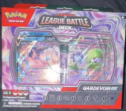 Pokemon League Battle Deck Gardevoir ex 60 Cards Foil Deck Box Dice Markers - Image 1