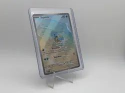 Squirtle 170/165 IR NM Raw Pokemon Card 151 Illustration Rare - Image 3